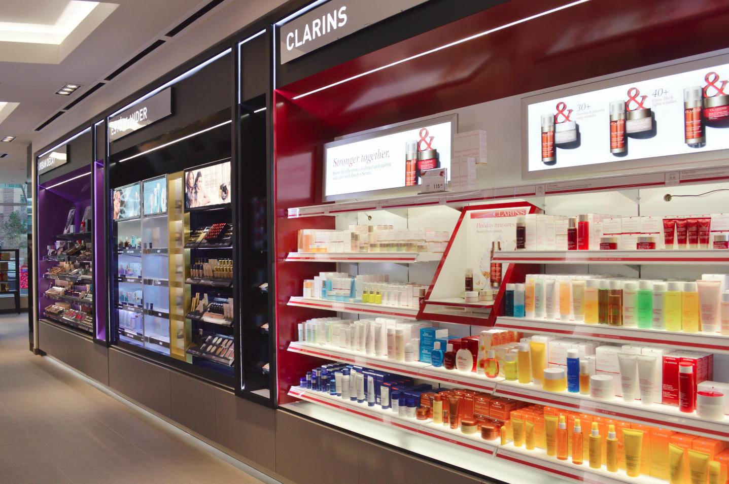 Cosmetics retail fixtures design