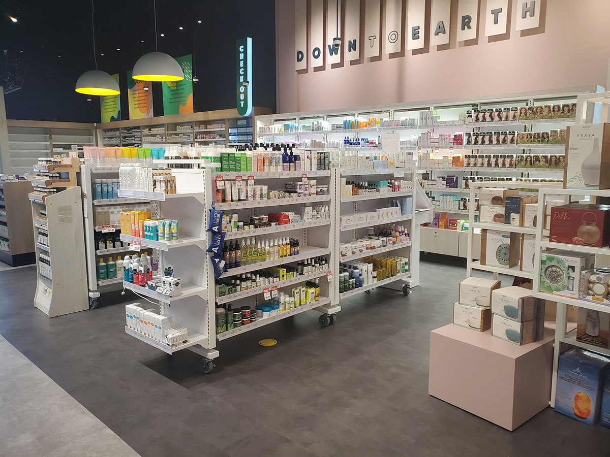 Cosmetics retail fixtures design