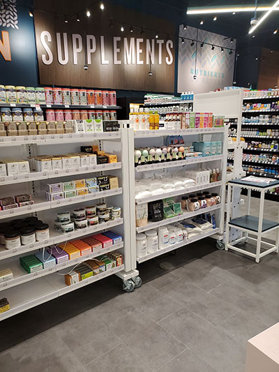 Cosmetics retail fixtures design