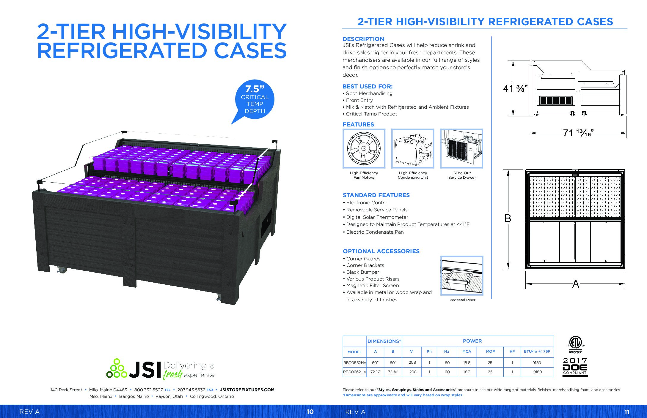 2-Tier High-Visibility Refrigerated Cases (PDF)