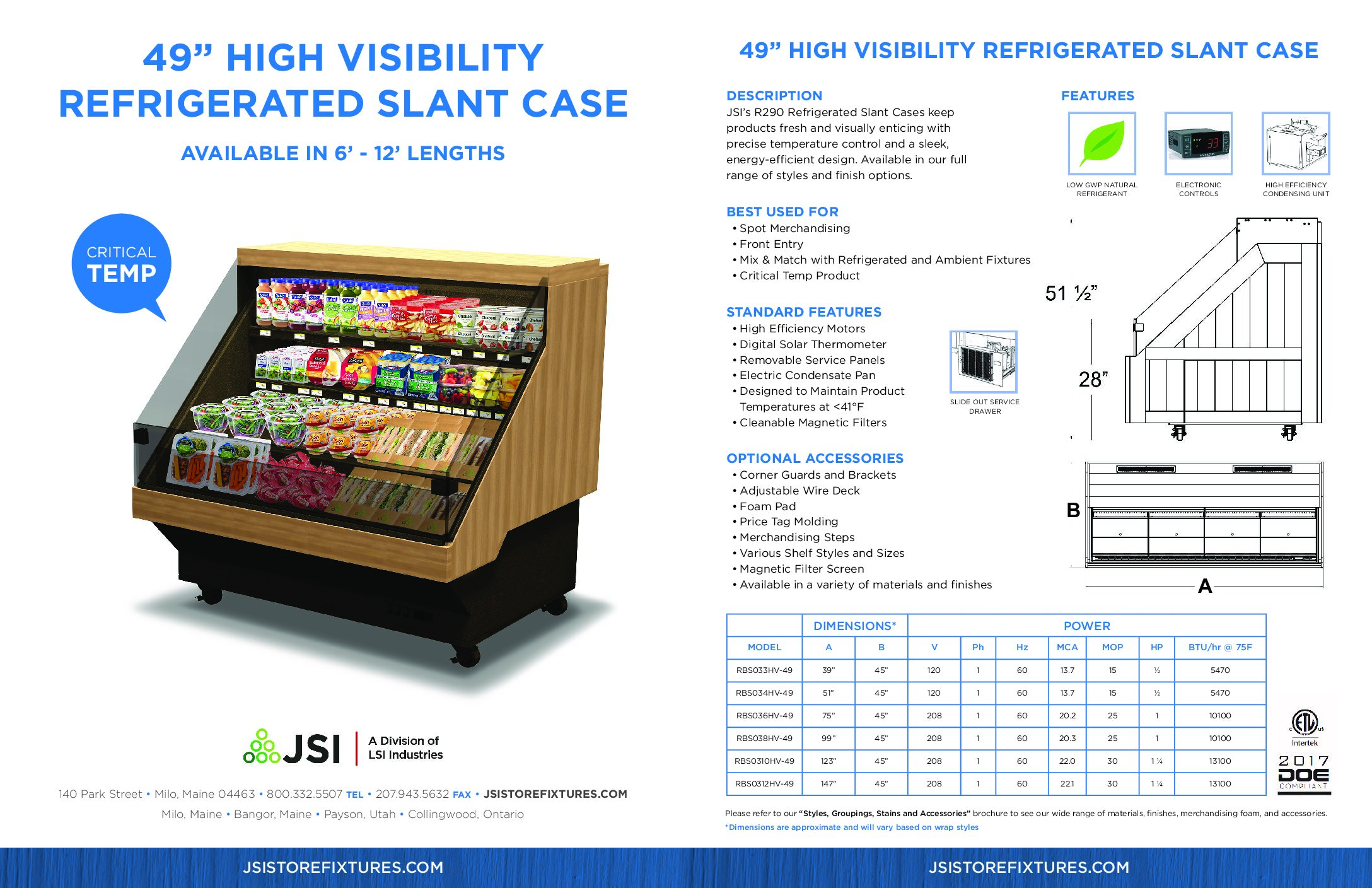 49in High-Visibility Refrigerated Slant Cases (PDF)