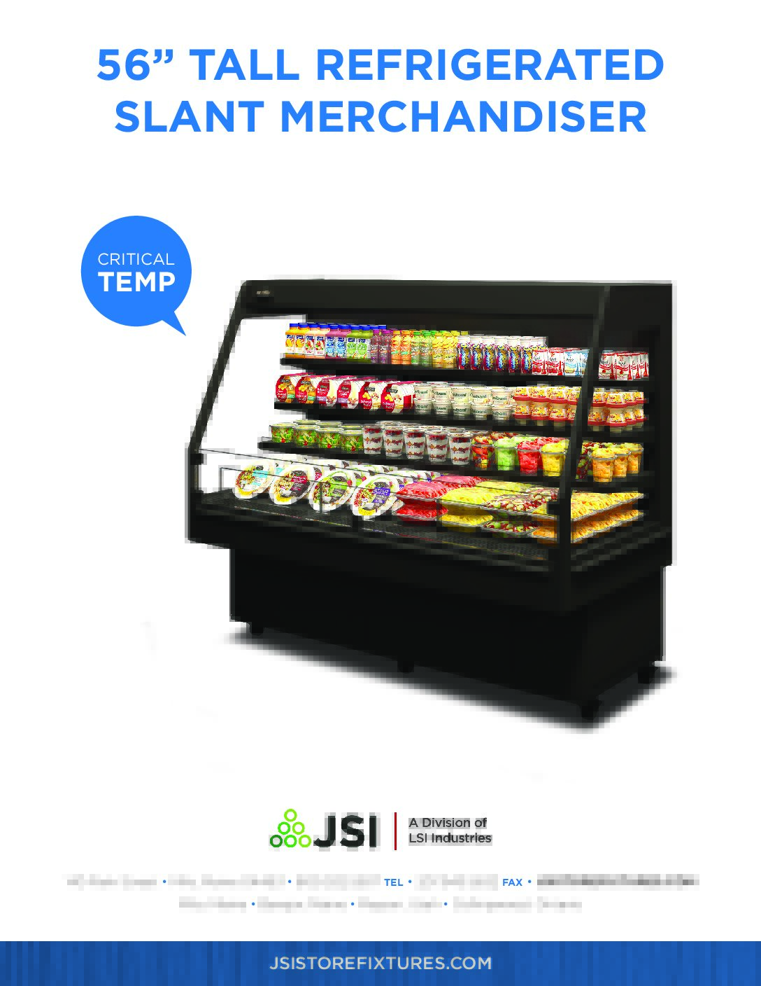 56in Tall Refrigerated Slant Merchandiser (PDF)