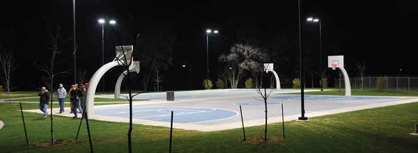 Basketball Court Lighting Upgrade