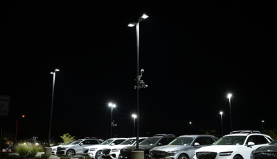 Dealership Light Poles